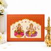 Laxmi Ganesh ji  2gm 999 silver coin gifting hamper with 2 coin set 
